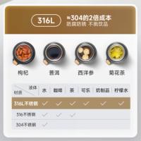 苏泊尔（SUPOR） KCV45BC10 保温杯 450ml 白色（单位：个）
