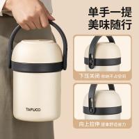 泰福高 T0324 简洁保温饭盒 2.2L(单位：个) 象牙白