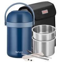 泰福高 T0333 简洁保温饭盒 2.5L(单位：个) 深海蓝