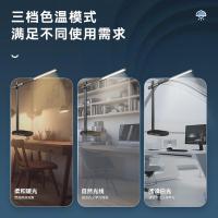 得力（deli） LF201 台灯 可折叠 424*118*454mm (单位:个) 灰色