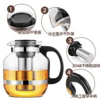 紫丁香 S863 加厚耐热玻璃茶水壶泡茶壶 2600ml（单位：个）