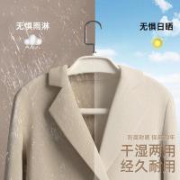 四万公里 SWJ6057 衣架家用挂衣防肩角衣撑子 5支装 颜色随机 (单位:组)