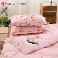 洁丽雅（grace） JLY-YHZ0039 锦瑟全棉四件套 被套200*230cm 床单230*250cm 枕套48*74cm*2  (单位:套)