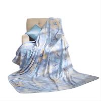 富安娜（fuanna） 朝歌 法兰绒毯 毯子 150*200cm 蓝色（单位：条）