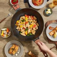 炊大皇（COOKER KING） B50182 钻石三代炒锅 34cm 两款随机发货 (单位:个)