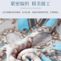 富安娜（fuanna） 伯爵印象 法兰绒毯 180*200cm （单位:条） 蓝色