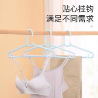 美丽雅（MARYYA） HC085312 宽肩防滑衣架 40*17.5*5.8cm*15个 （单位:个） 蓝色+粉色+灰色