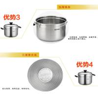 苏泊尔（SUPOR） SZ24S1 蒸滋味系列蒸煮多用锅 24cm (单位：个) 不锈钢色