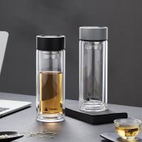 特美刻（TOMIC） TZD70020 双层玻璃杯 300ml（单位：个）颜色随机