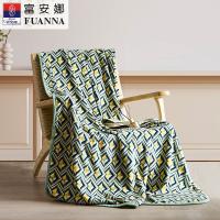 富安娜（fuanna） 双人法兰绒毯 加州阳光 180*200cm (单位:条)
