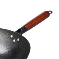 火象（Fire elephants） HXG-CG348 龙鳞纹手工捶打铁锅 锅具 32cm 曜石黑（单位：个）