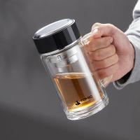 特美刻（TOMIC） TZD70019 办公玻璃杯 350ml（单位：个）透明色