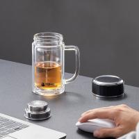 特美刻（TOMIC） TZD70019 办公玻璃杯 350ml（单位：个）透明色