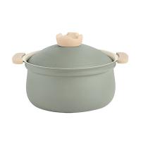 炊大皇（COOKER KING） HY22AQL 禾悦不粘炖煲 22cm 铝合金 （单位：个） 艾青绿