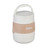 德铂（Debo） DEP-DS379 露比304不锈钢饭盒汤罐 500ml (单位: 个)白色