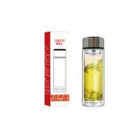 斯弥儿SMR-02-BZ双层玻璃杯350ml（单位：个）透明色