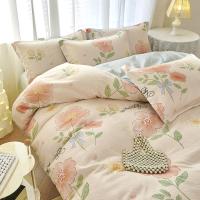 金丝莉（KINTHERI） 云纱套件 甜也 被套200*230cm/床单230*250cm/套48*74cm*2 (单位:套)