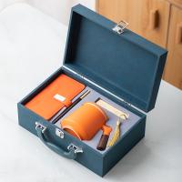 贝格帝 BGD-JX05 锦绣山河茶杯笔记本套装 品源杯350ml*1 A6笔记本17.5*10cm*1 铜木签字笔14.5cm*1 纯铜书签10*2.5*1 礼盒*1 颜色随机发货 (单位:套)