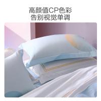 水星家纺（MERCURY）梦之泡影 全棉四件套 200*230（被套:200*230cm /床单:240*245cm *1/枕套48*74cm*2）(单位:套)