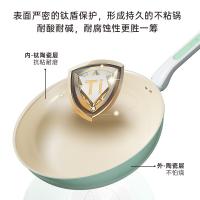 炊大皇（COOKER KING） NM32CGL 糯米团不粘炒锅 锅具 32cm 绿色（单位：个）