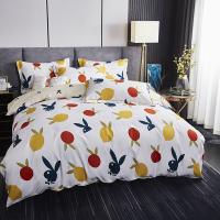 花花公子 PB-DZ117有氧棉呼吸四件套（被套200*230cm*1+床单230*235cm*1+枕套48*74cm*2）（单位：套）
