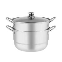 皖亭WT-ZG-002臻选多用蒸锅-二层 26CM （单位: 个）银色