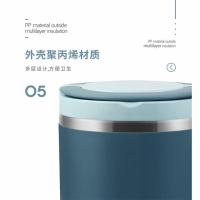 艾逸瑶选 CJ-21041 贝卡斯双层不锈钢饭盒 930ML(单位：个)