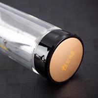 铭创知雨 PC-B0001 清雅双层玻璃杯 300ml （单位：个）杯盖颜色随机发货