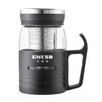 艾姆德（EMUND）西卡功能办公玻璃杯DH-XK450  450ml （单位：个）黑色