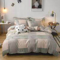 罗曼罗兰 方格日记R-jhmm004 床品套件 200*230cm 灰色（单位：套）被套200*230cm*1+床单230*230cm*1+枕套48*74cm*2