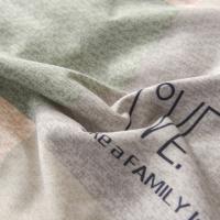 罗曼罗兰 方格日记R-jhmm004 床品套件 200*230cm 灰色（单位：套）被套200*230cm*1+床单230*230cm*1+枕套48*74cm*2