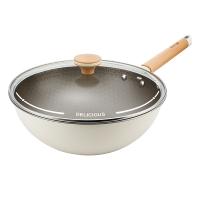 炊大皇（COOKER KING） 钛锅 炒锅 锅具 28cm 白色（单位：个）