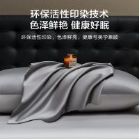 京东京造 100支双感贡缎长绒棉四件套 被套200*230cm 床单230*245cm 枕套74*48cm*2 （单位：套）幻影灰