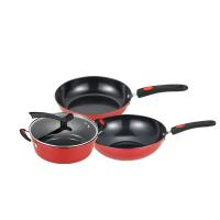 nolte  HMD-9739 帝诺德不粘锅套装三件套30cm炒锅*1 24cm汤锅*1 24cm煎锅*1（单位：套）