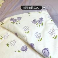 凯丝珀JF-X018冰丝棉夏凉被 150*200cm 280g（单位：床）紫色