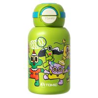 特美刻（TOMIC） 野外乐章 儿童纯钛杯 内外纯钛 一盖双饮 550ml（单位：个）绿色