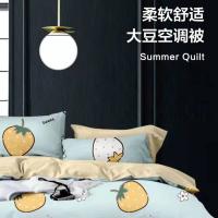 故园（homeshine） 波米 大豆空调被 200*230cm(单位：床) 花色随机