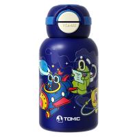特美刻（TOMIC） 星河探秘 儿童纯钛杯 内外纯钛 一盖双饮 550ml（单位：个）蓝色