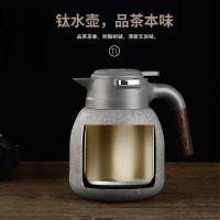 贝格帝 BGD-TH001 覆钛南瓜壶 1.5L （单位：个） 灰色
