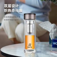 璞莉丝 PLS5241 双层玻璃杯  朗仕系列 385ml （单位：个) 颜色随机发