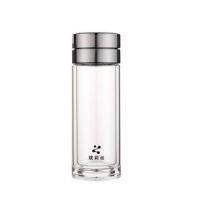 璞莉丝 PLS5252 双层玻璃杯  茶水分离 385ml （单位：个) 颜色随机发