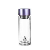 璞莉丝 PLS8043 双层玻璃杯  茗逸系列 300ml （单位：个) 颜色随机发
