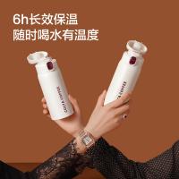 京东京造 BF23B102 保温杯 【COSTA联名】弹盖随手男女不锈钢水杯子 350ml （单位：个）红白色