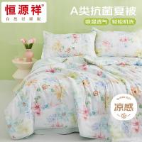 恒源祥（HYX） 花开静好 A类抗菌柔软夏凉被 200*230cm（单位：床）