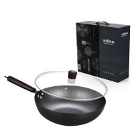 艾逸瑶选CJ-21007 吉纳维亚锻打锅炒锅（配盖） 32CM（单位：个）