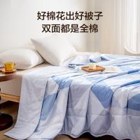 京东京造 棉棉宇宙印花被  200cmx230cm （单位：条）阿凡达蓝