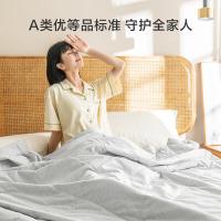 京东京造 缎彩纤维被  150cmx200cm（单位：条）晨雾灰