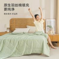 京东京造 缎彩纤维被 200cmx230cm（单位：条）绿豆冰