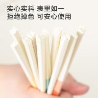 京东京造 JZ-KED098合金筷 抗菌防滑不易霉家用分餐筷 抗菌99.9%一人一色12双装(单位:盒)（蓝、粉橘、绿、黄、紫色各2双）盒)