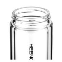 希诺 XN-6702 双层玻璃杯 345ml 不锈钢色（单位：个）